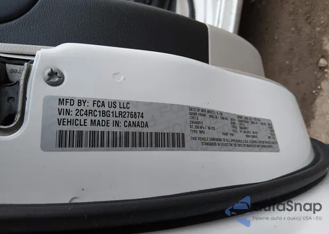 2020 Chrysler Pacifica Touring L from USA, damaged, VIN 2C4RC1BG1LR276874